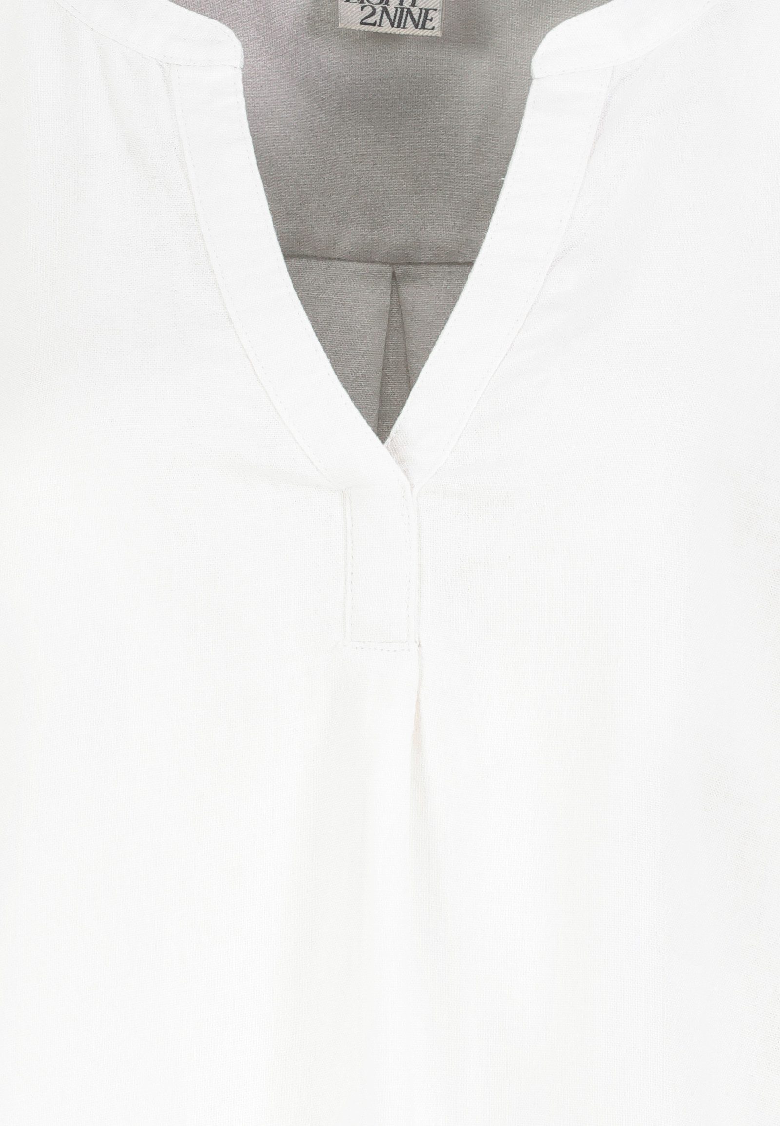 Eight2Nine Hemdbluse Eight2nine Damen Leinen Bluse atmungsaktiv Kurzarmbluse Sommer Urlaub – Bild 5 von 5