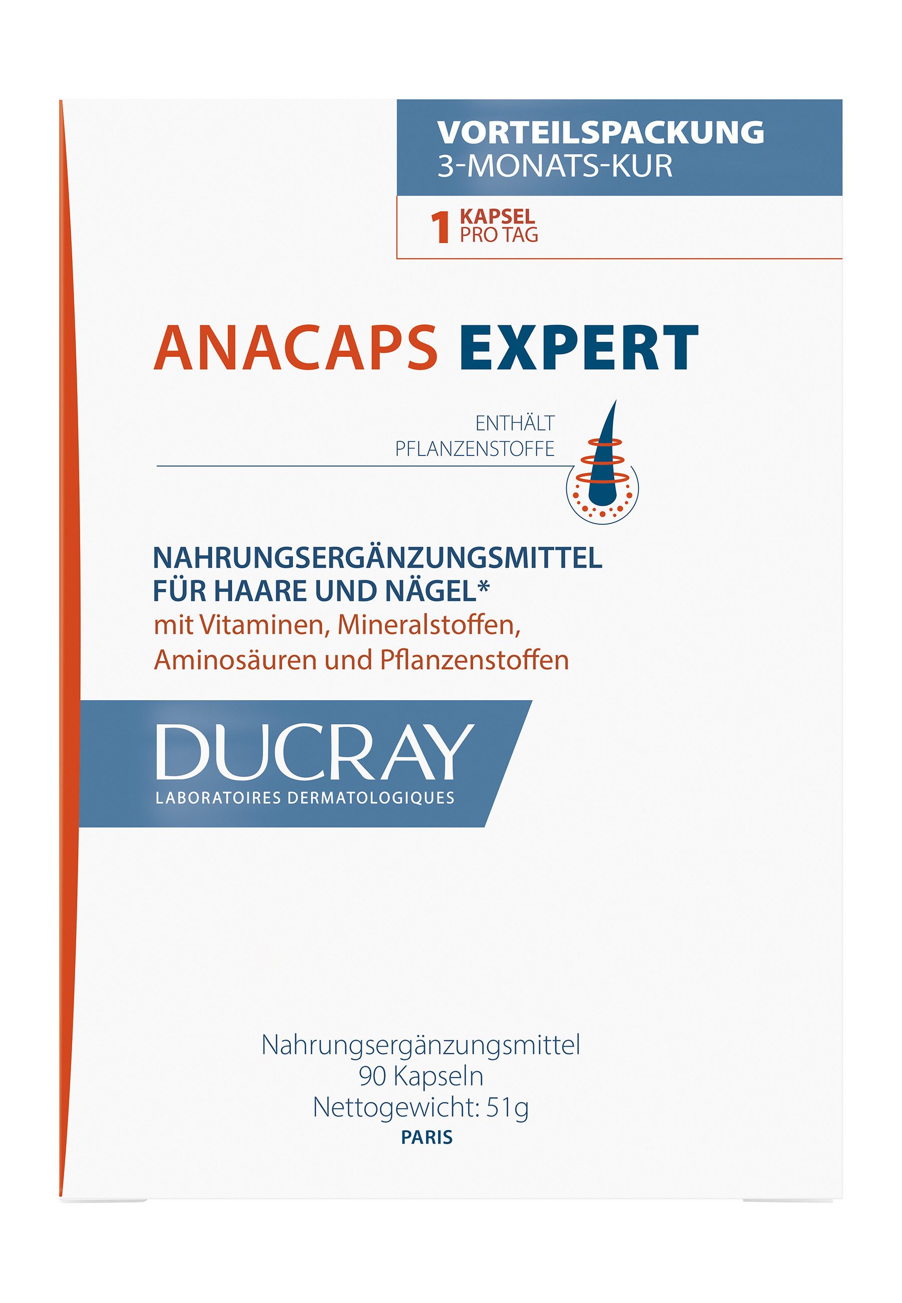 Ducray ANACAPS EXPERT Kapseln, 51.0 g 0.0 ml