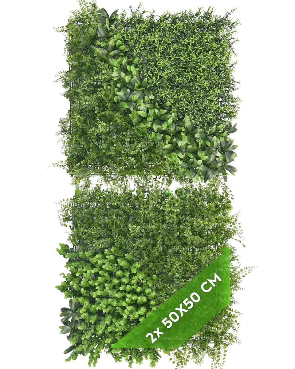Kunstpflanze Künstliche Pflanzenwand Indoor & Outdoor, günstig online kaufen