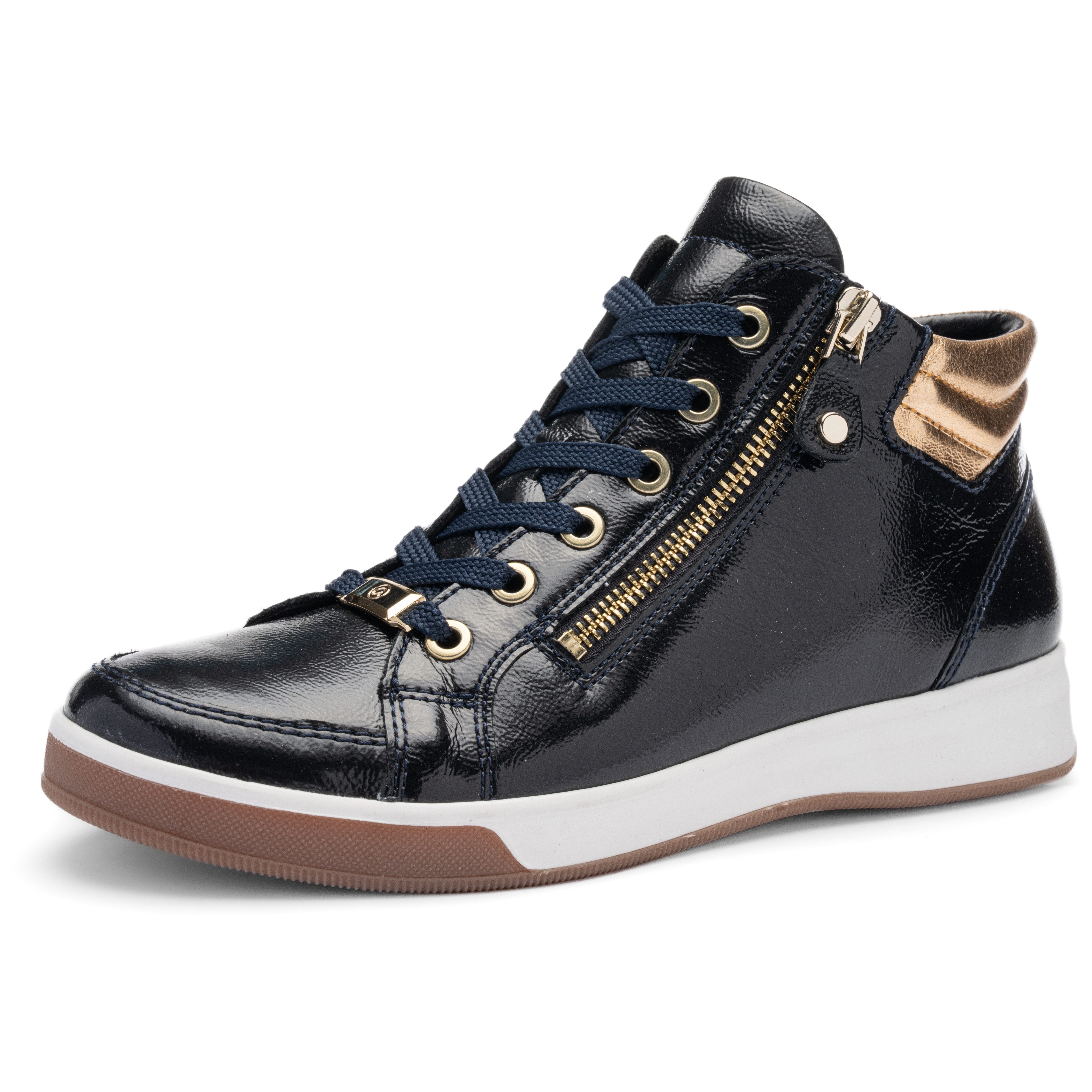 Ara ROM Sneakerboots Hightop Sneaker, Schnürboots mit Kontrastbesätze
