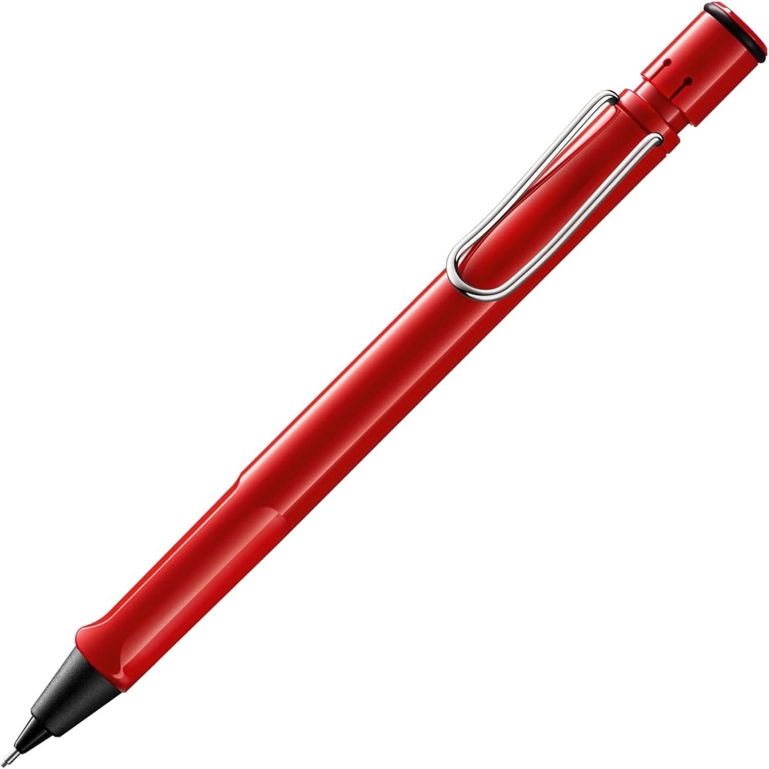 LAMY Druckbleistift LAMY Druckbleistift Safari ROT mit Mine 0,5mm und Radiergummi