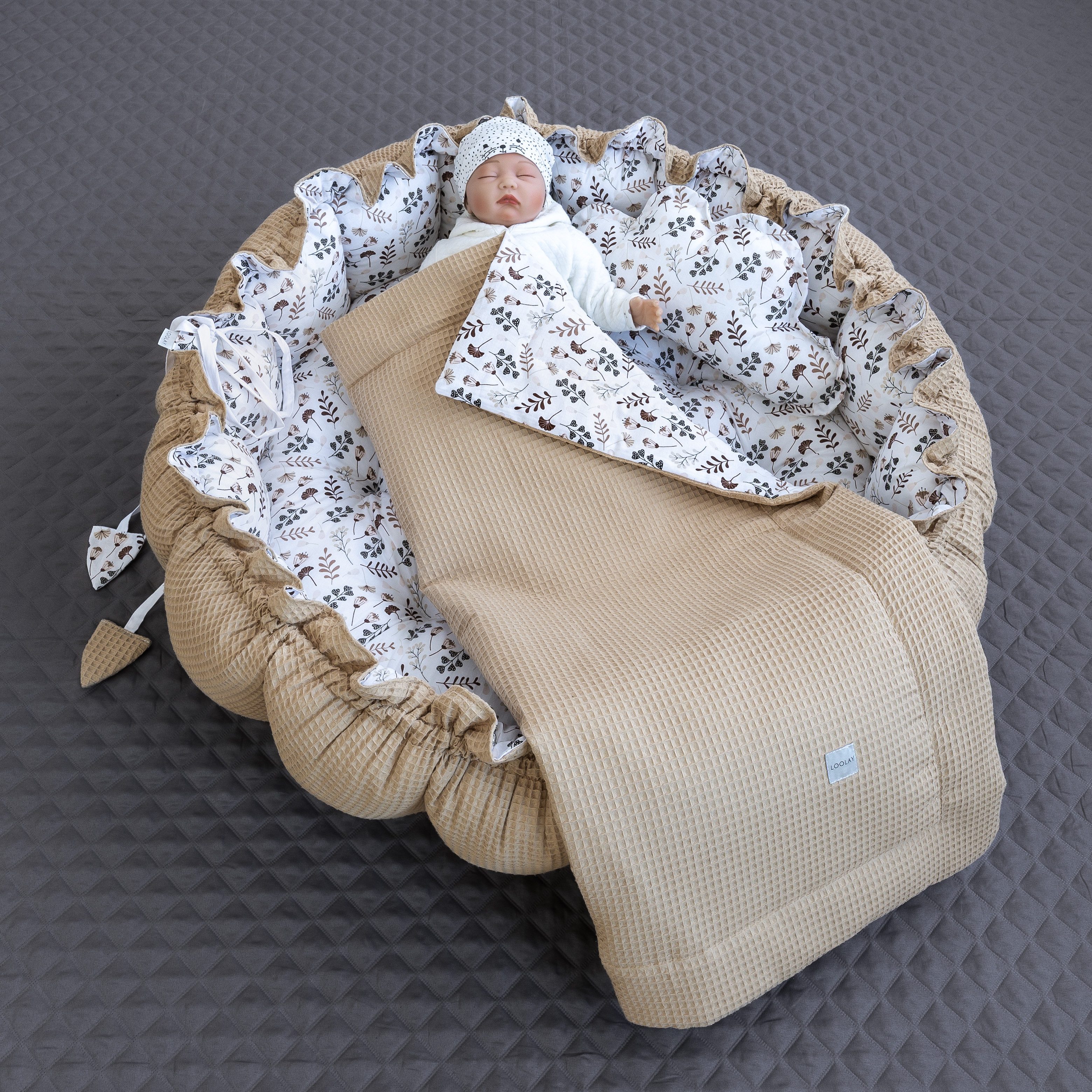 Loolay Baby-Reisebett Zweiseitig ENGELSNEST XXL Premium günstig online kaufen
