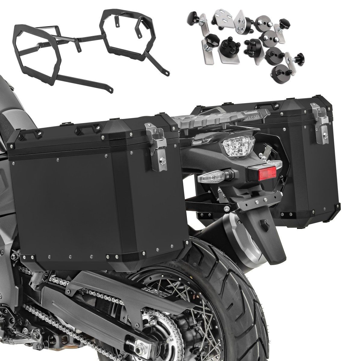 Kofferset Alu-Koffer + Kofferträger für KTM 790 / 890 Adventure/ R 19-26 GX45 sc