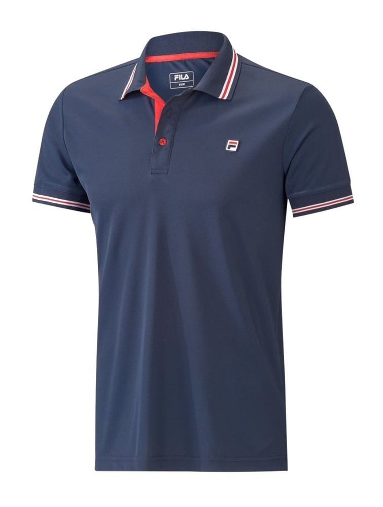 Poloshirt Piro navyblau/rot Herren