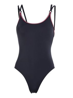 Tommy Hilfiger Swimwear Badeanzug ONE PIECE mit Kontrasteinsätzen im Logodesign