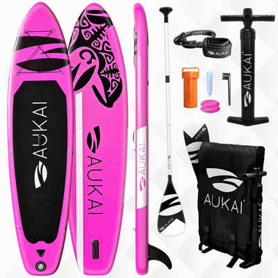 Aukai SUP-Board »Stand Up Paddle Board 320cm "Ocean" Surfboard aufblasbar + Paddel Surfbrett Paddling Paddelboard«