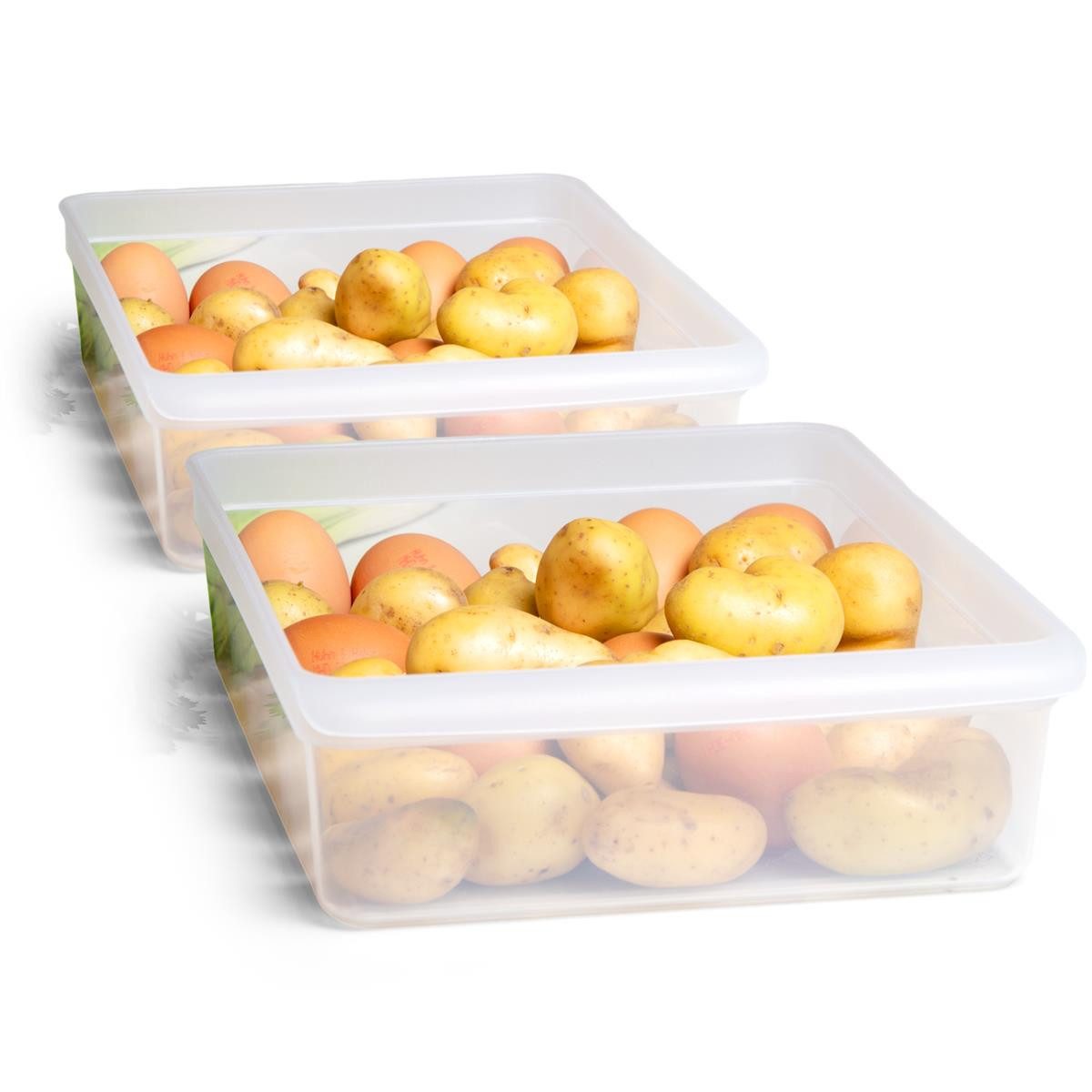 Novaliv Aufbewahrungsbox - (2 St), Kühlschrank günstig online kaufen