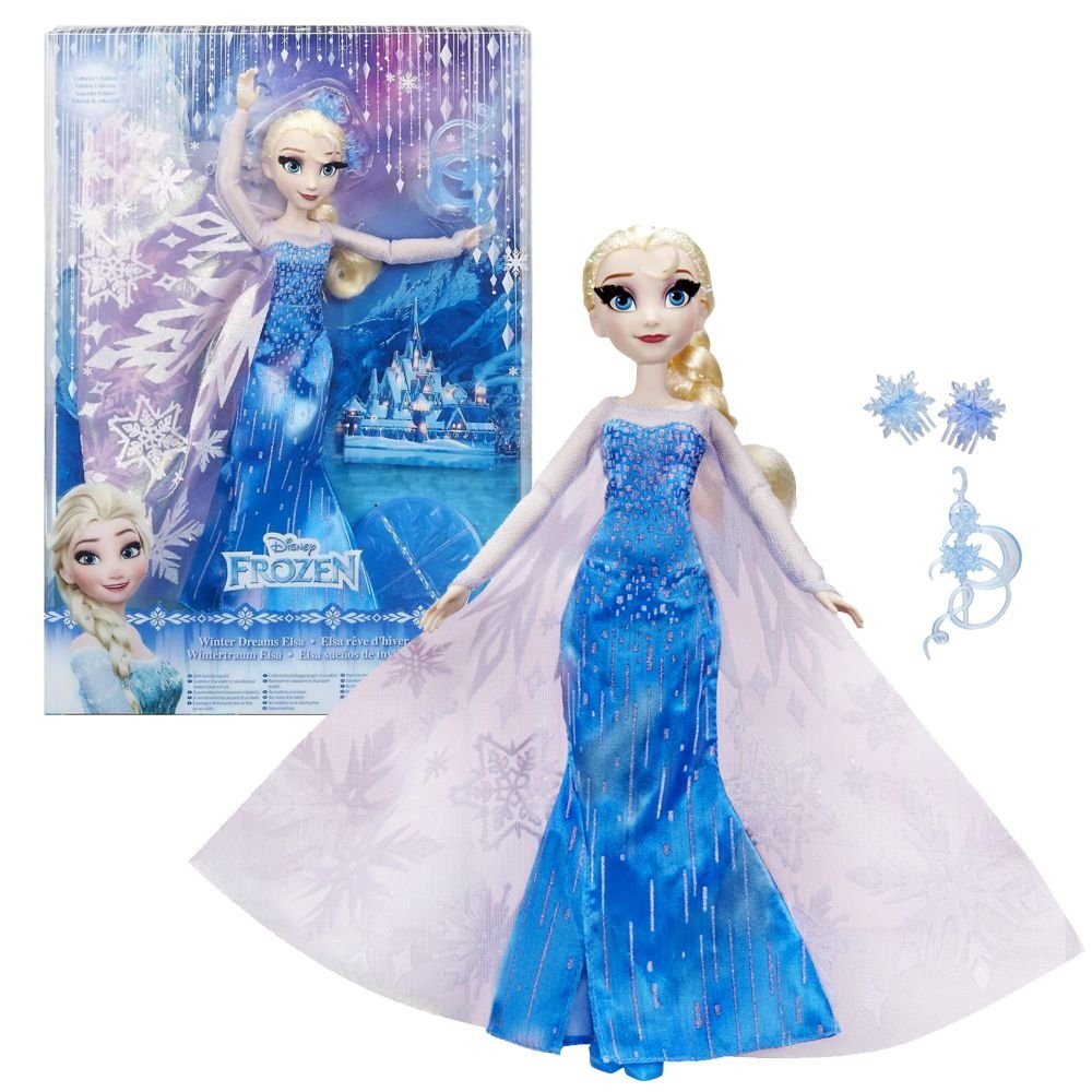 Hasbro Anziehpuppe Wintertraum Elsa Puppe Disney Eiskönigin Frozen Hasbro  C1714
