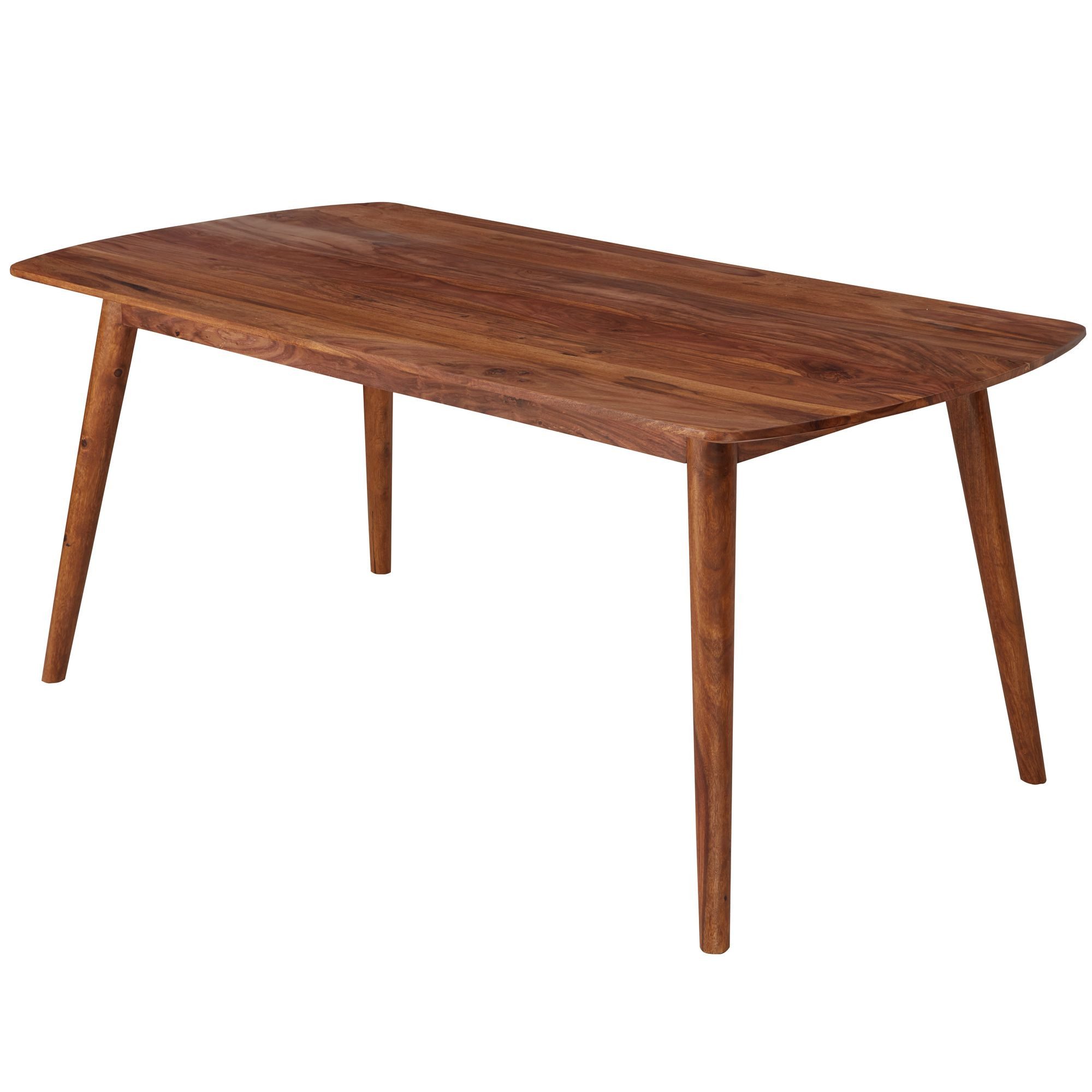 furnicato Esstisch Esszimmertisch Holz Massivholz, Walnuss günstig online kaufen