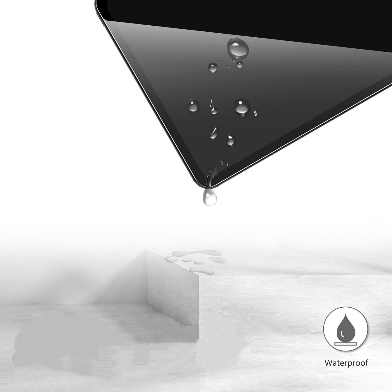 CLM-Tech Displayschutzglas 2X für iPad Pro 11 Zoll M5/M4 (2025/2024), Set, 2 Stück, Kristallklar Anti-Fingerabdruck und blasenfreie Anbringung – Bild 5 von 5