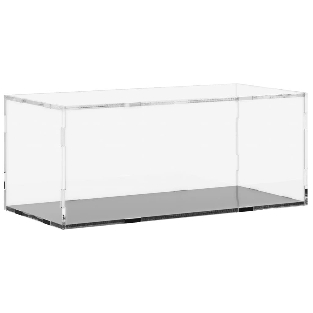 vidaXL Vitrine 34 x 16 x 14 cm Vitrine Transparent 34x16x14 cm Acryl