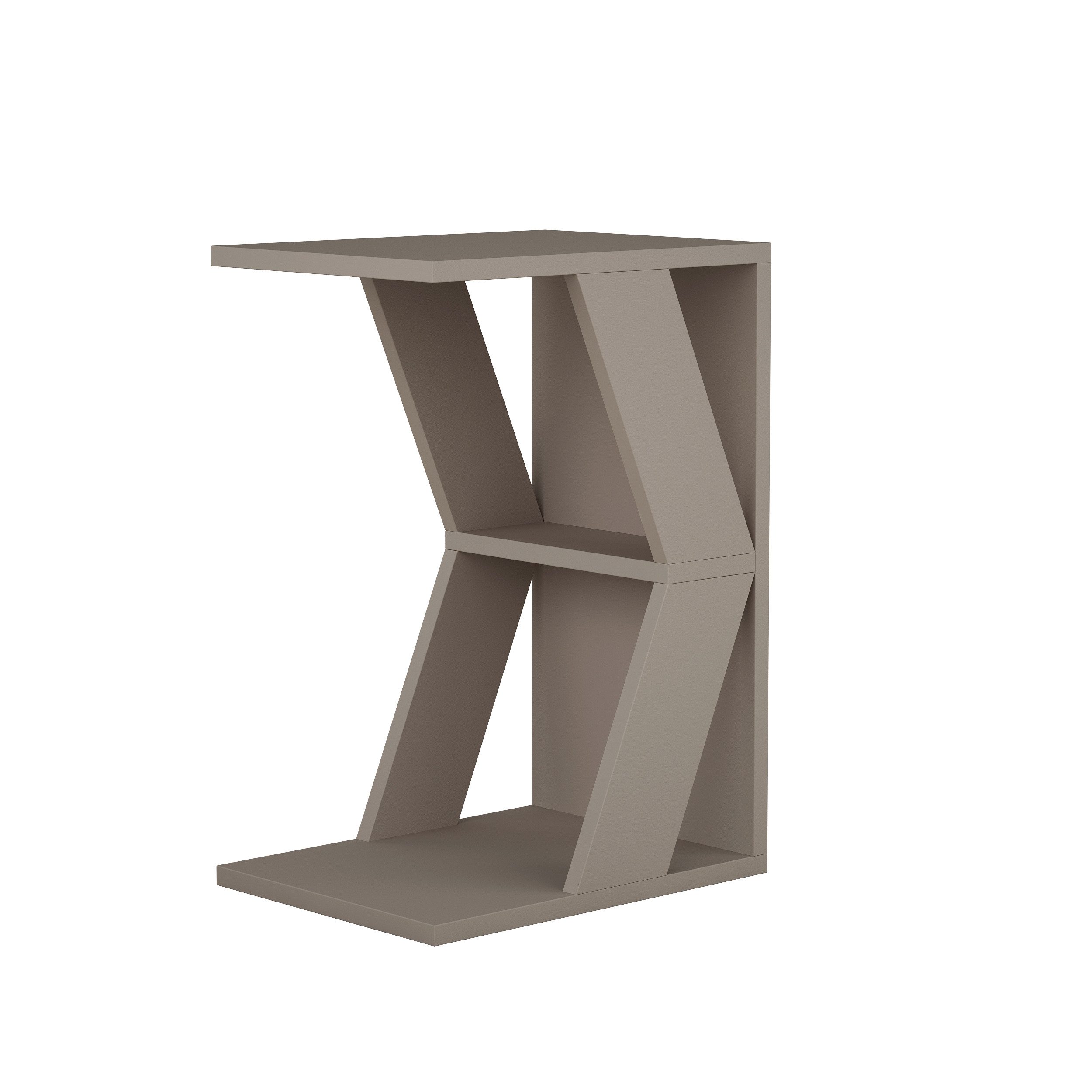 Decortie Beistelltisch Naze (pack, 1 Tisch), Moderner C-Modell Beistelltisch, Mehrzweck, 40 x 30 x 57 cm
