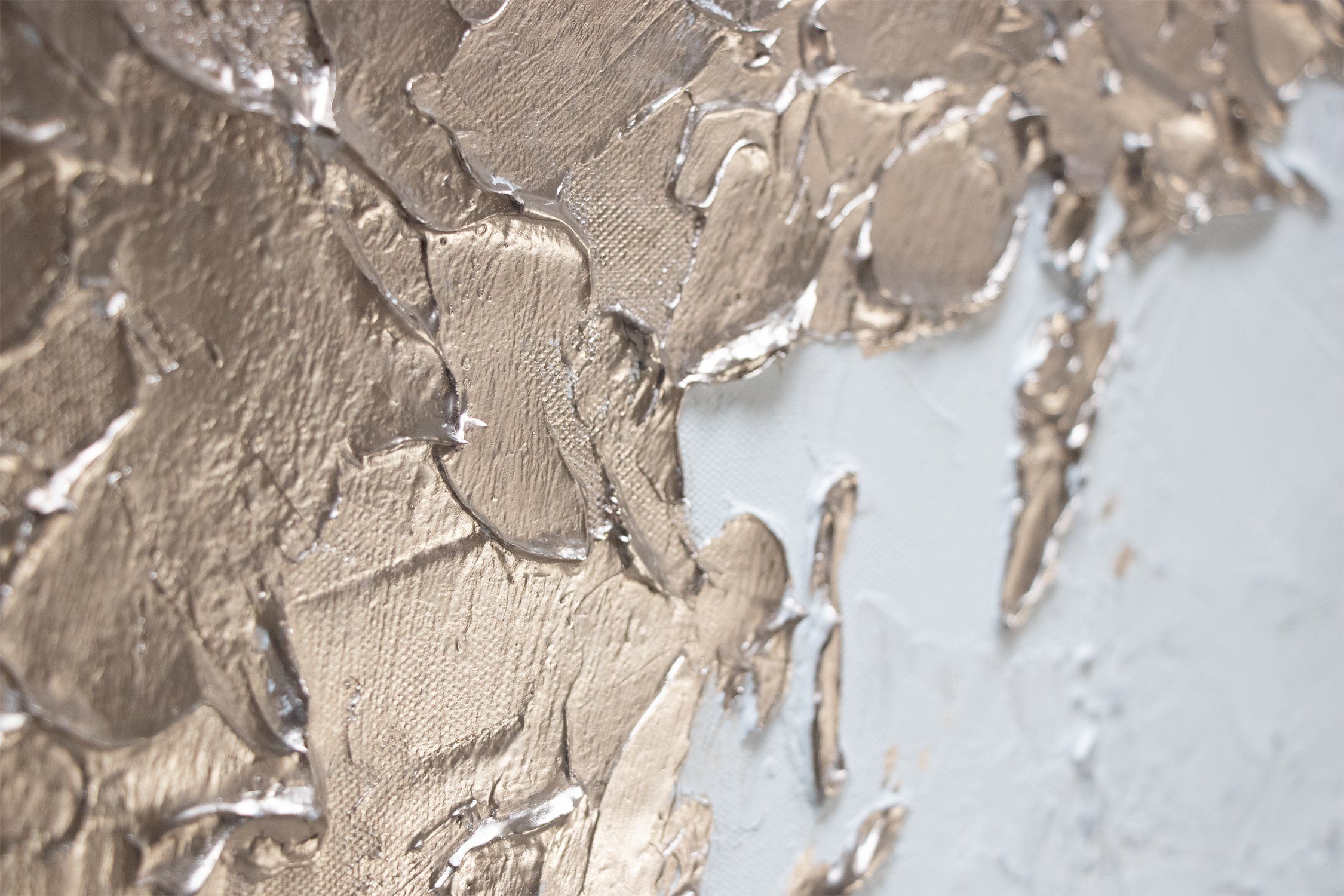 YS-Art Gemälde Weltkarte, Weltkarte, Weltkarte auf Leinwand Bild Handgemalt in Gold