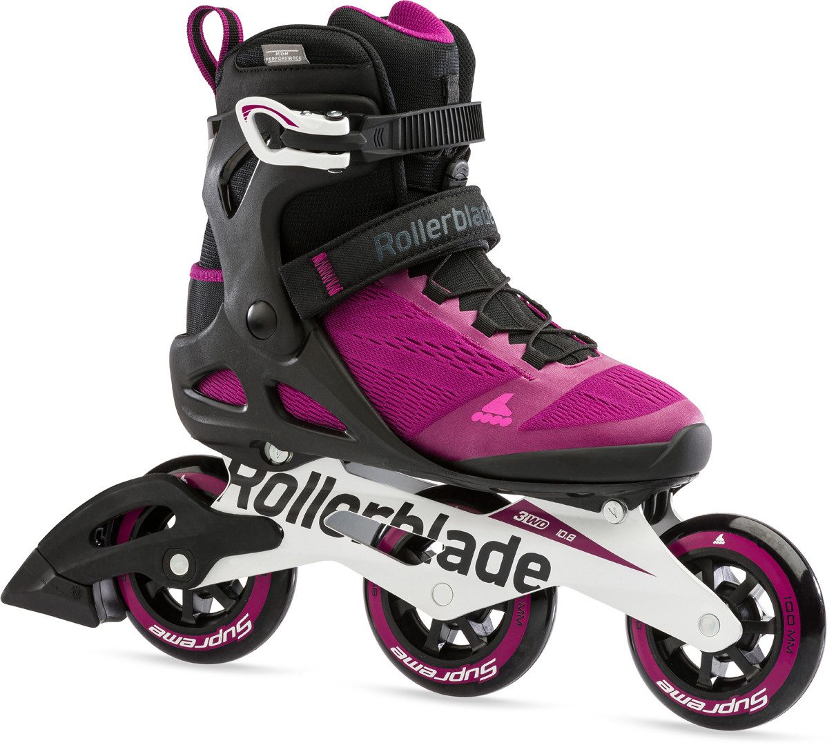 ROLLERBLADE Inlineskates ROLLERBLADE MACROBLADE 100 3WD W Inline Skate 2024 violet/black