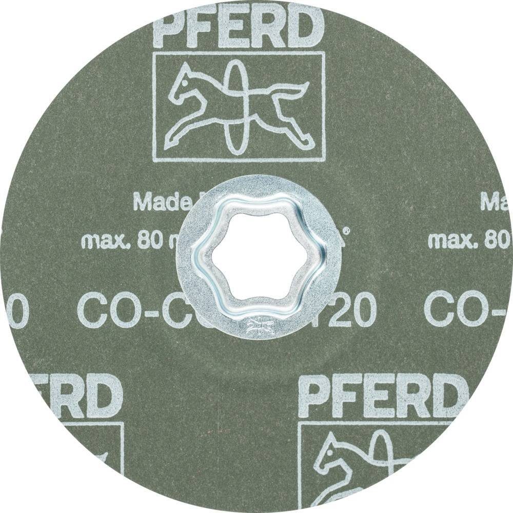 Thumbnail - Pferd Schleifteller COMBICLICK Keramikkorn Fiberscheibe Ø 125 mm