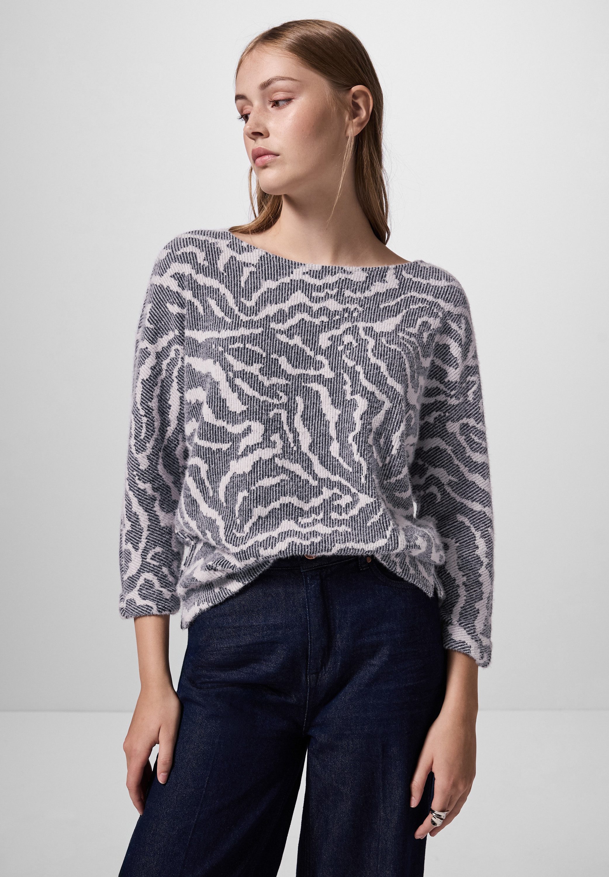 STREET ONE STUDIO Print-Shirt mit 3/4 Ärmeln