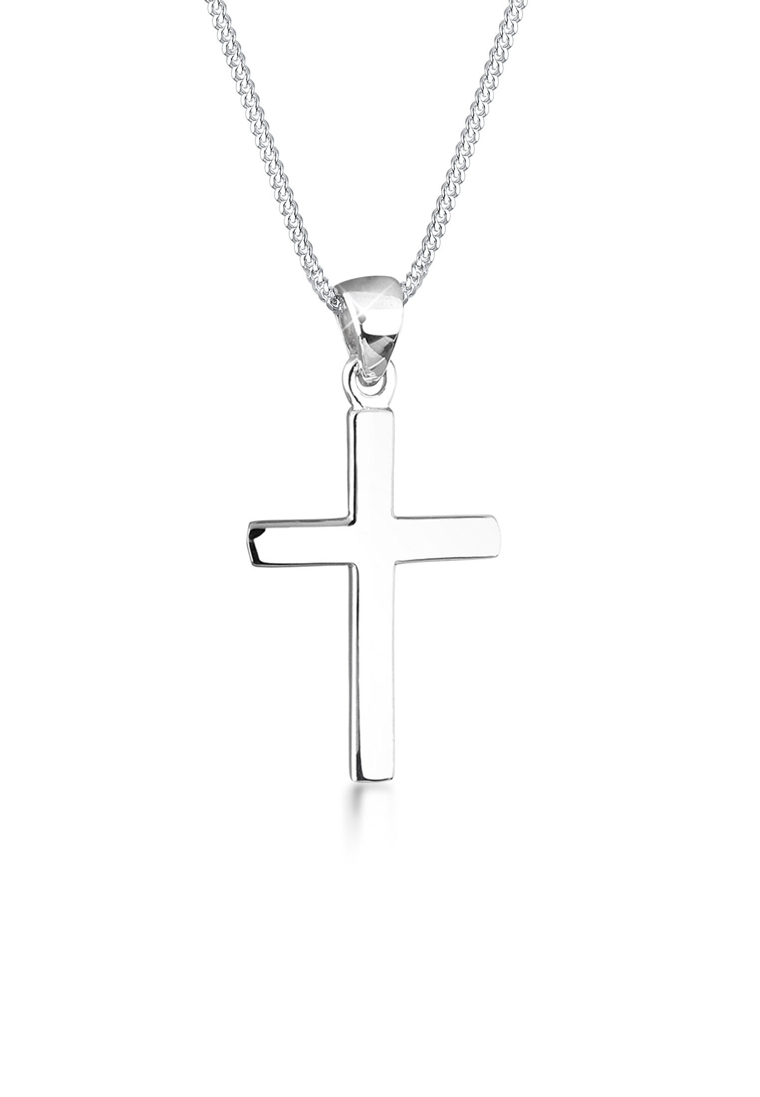 Elli Kette mit Anhänger »Kreuz Symbol Religion 925 Silber«