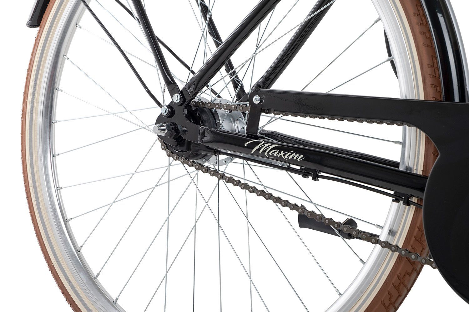 Thumbnail - Maxim Cityrad La Vita Nexus, 7 Gang Shimano Nexus 7 Rücktritt Schaltwerk, Nabenschaltung Rücktritt, Damenrad Citybike Ti...