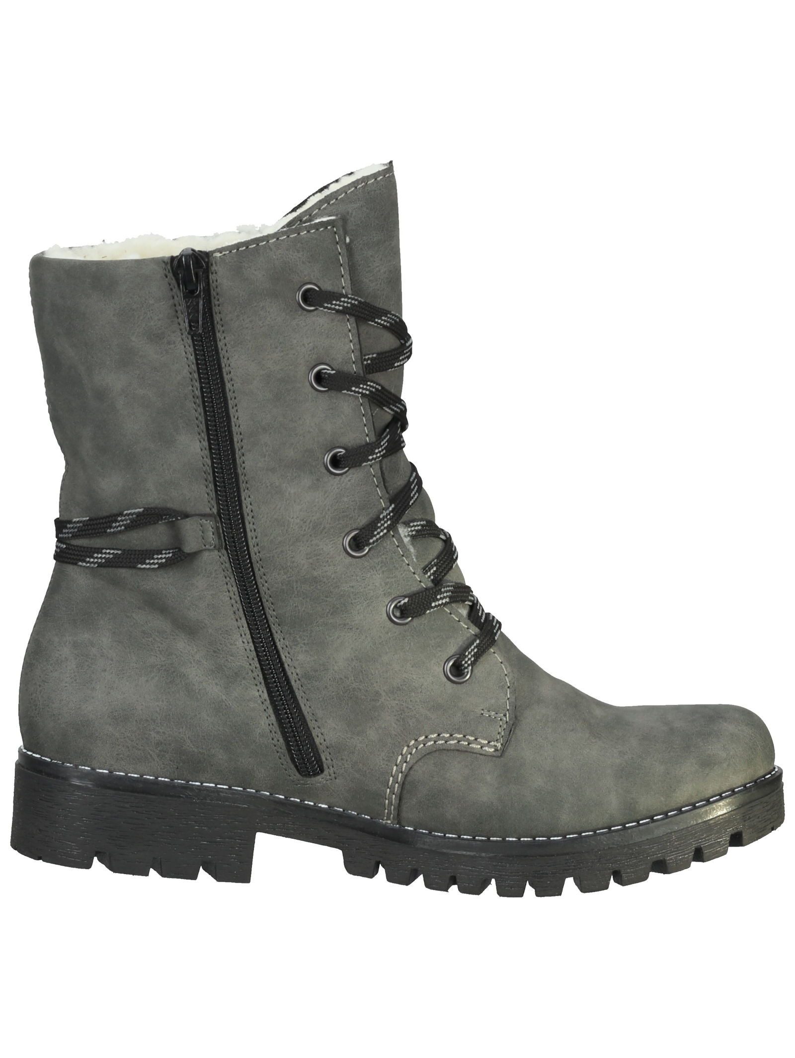 Rieker Rieker Stiefelette Lederimitat Schnürstiefelette