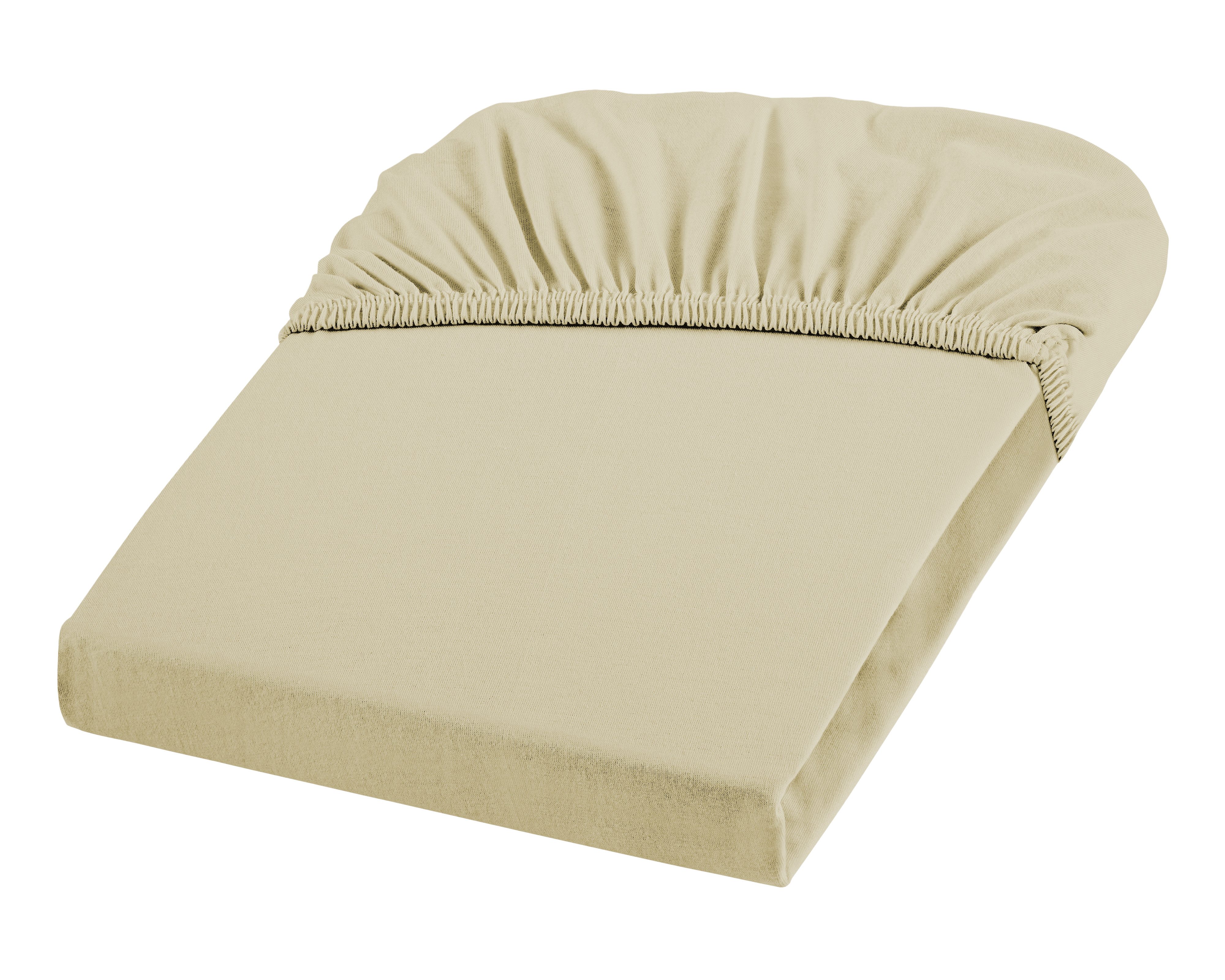 sleepling Spannbettlaken Jersey Stretch Spannbetttuch, Baumwolle günstig online kaufen