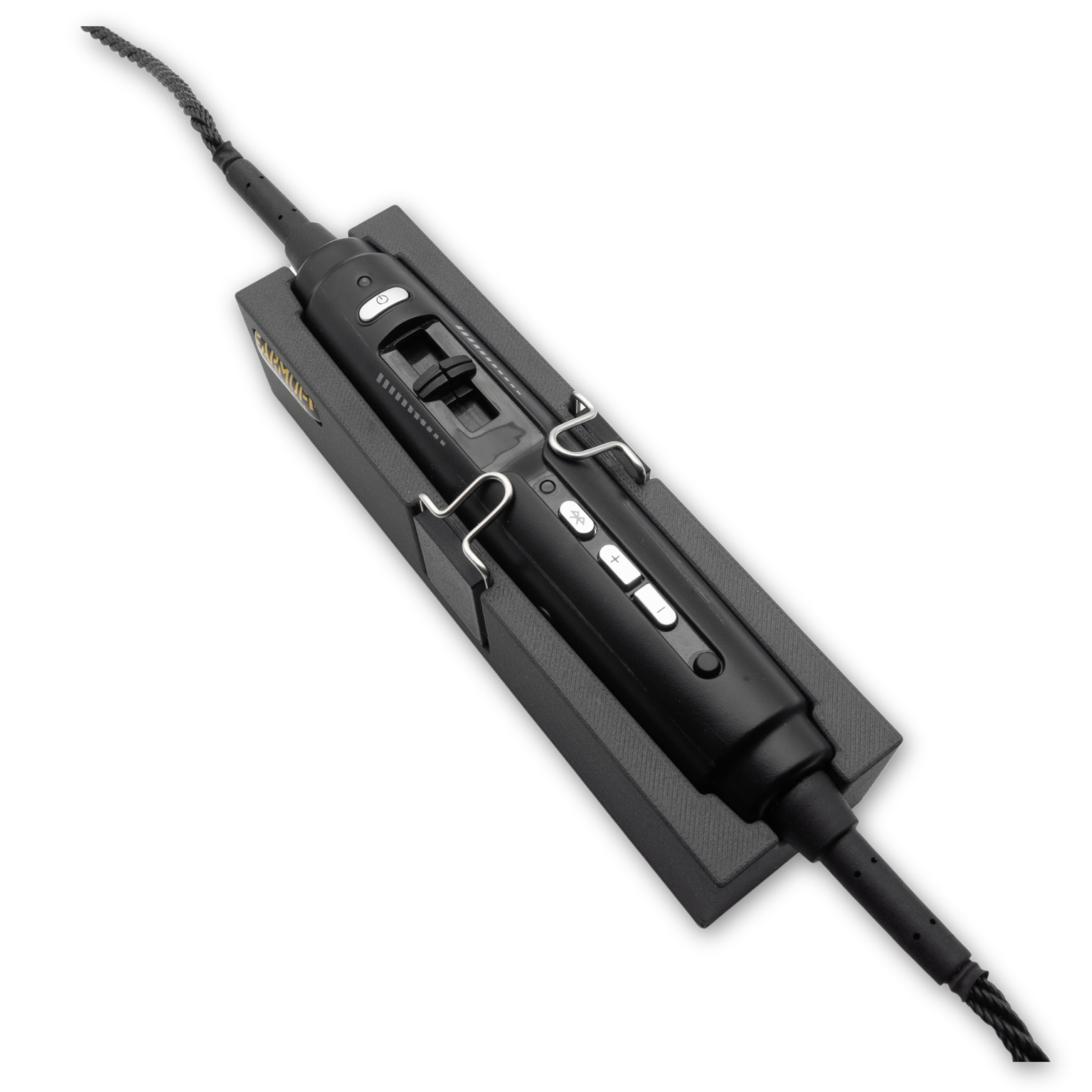 EARMUFF Headset-Halterung EARMUFF AVIATION Einzel-Halterung für Lightspeed Zulu 3 Bedieneinheit