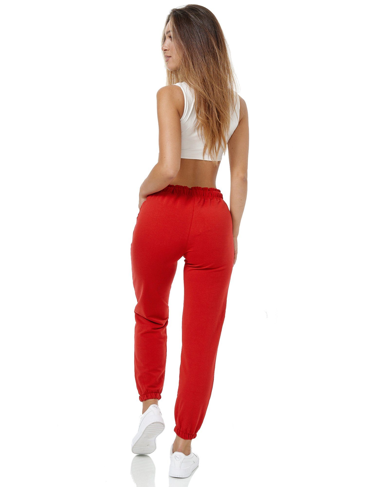 Tazzio Jogginghose F300 moderne & bequeme Regular Fit Damen Sporthose