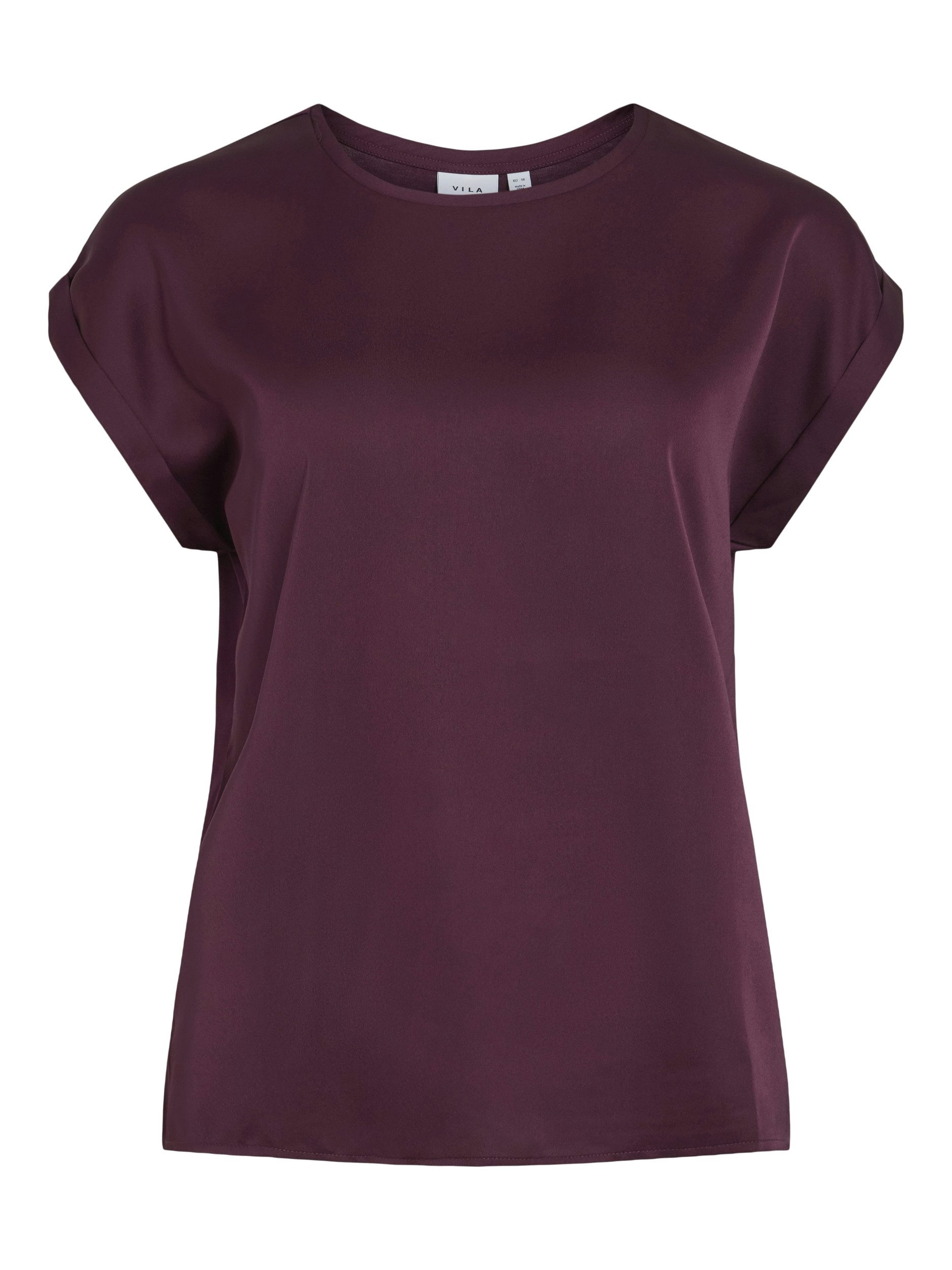 Vila Kurzarmbluse VIELLETTE S/S SATIN TOP günstig online kaufen
