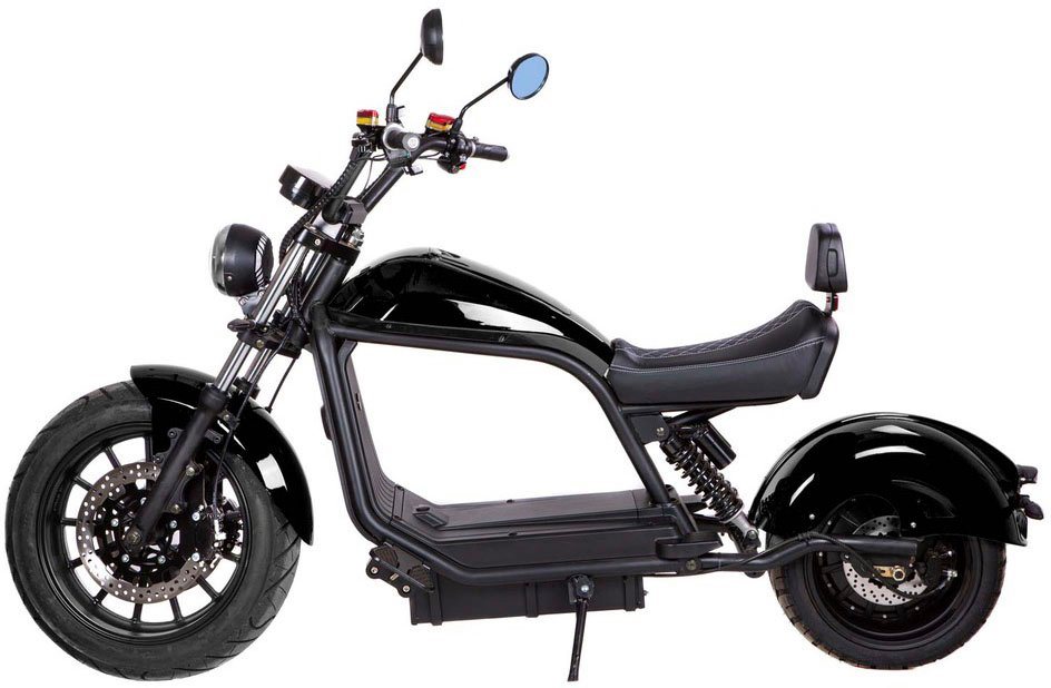 SXT Scooters E-Motorroller Chopper XL PRO, 45 km/h, mit 30 Ah-Akku