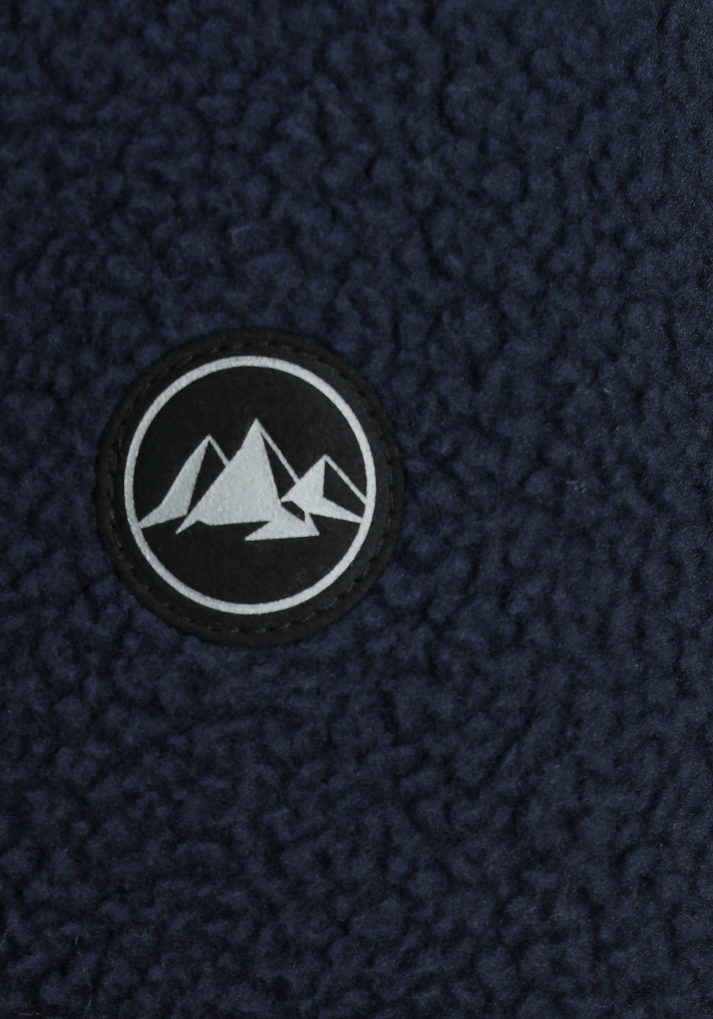 Polarino Fleecejacke für kalte Tage, aus Fleece, modischer Stil