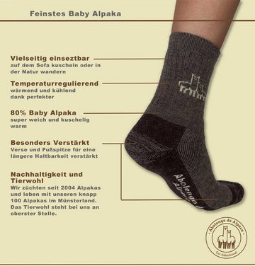 Abolengo de Alpaca Kuschelsocken Feinste Alpaka Socken