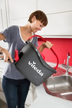 Vileda Bodenwischer-Set Turbo Easy Wring & Clean, ideal für Laminat, Parkett, Fliesen