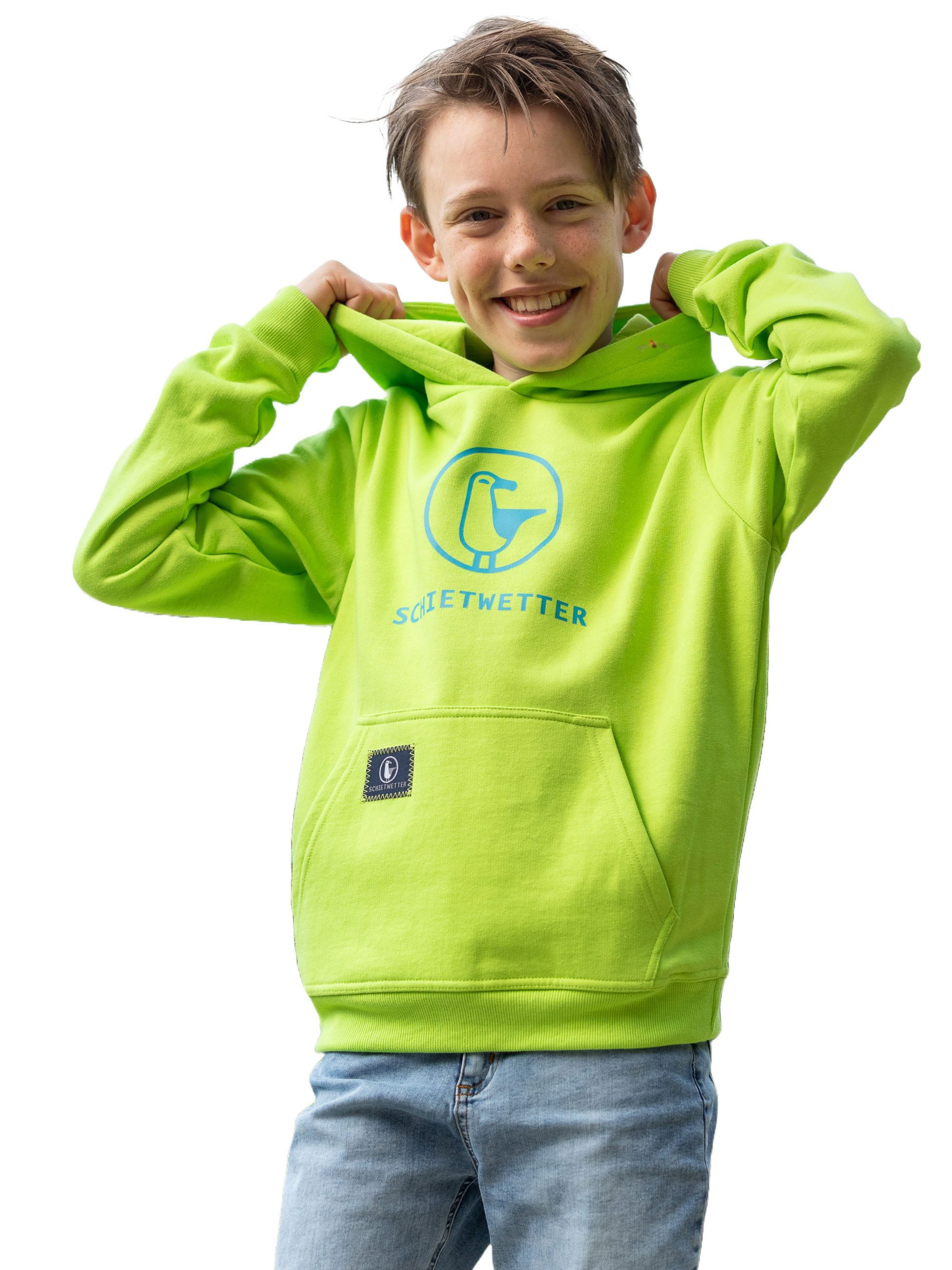 Schietwetter Kapuzenpullover Unisex, Unisex Kinder Kinder Hoodie Toni Möwe