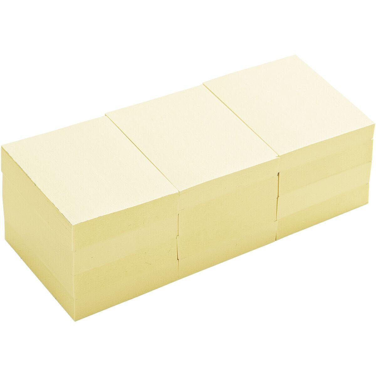 Otto Office Haftnotizblock, 5x4 cm, mit Haftung an der langen Seite
