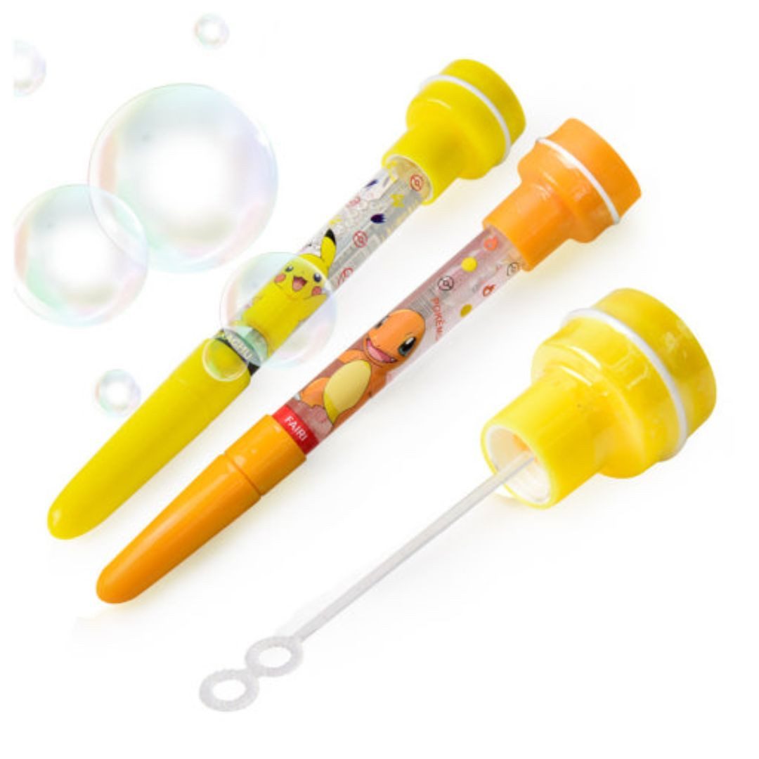 suebidou Malstift Pokémon Schreiber mit Stempel und Seifenblasenstab – 3-in-1 Spaß, (Stift 16 cm), nachhaltig, kreativ – Bild 4 von 5