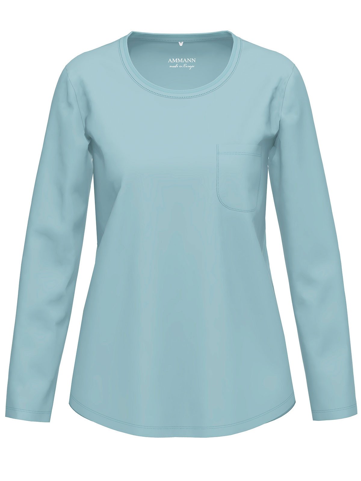 Ammann Pyjama Shirt 1/1 Arm Women / Mix & Match (Stück, 1 tlg) hohe Markenqualität
