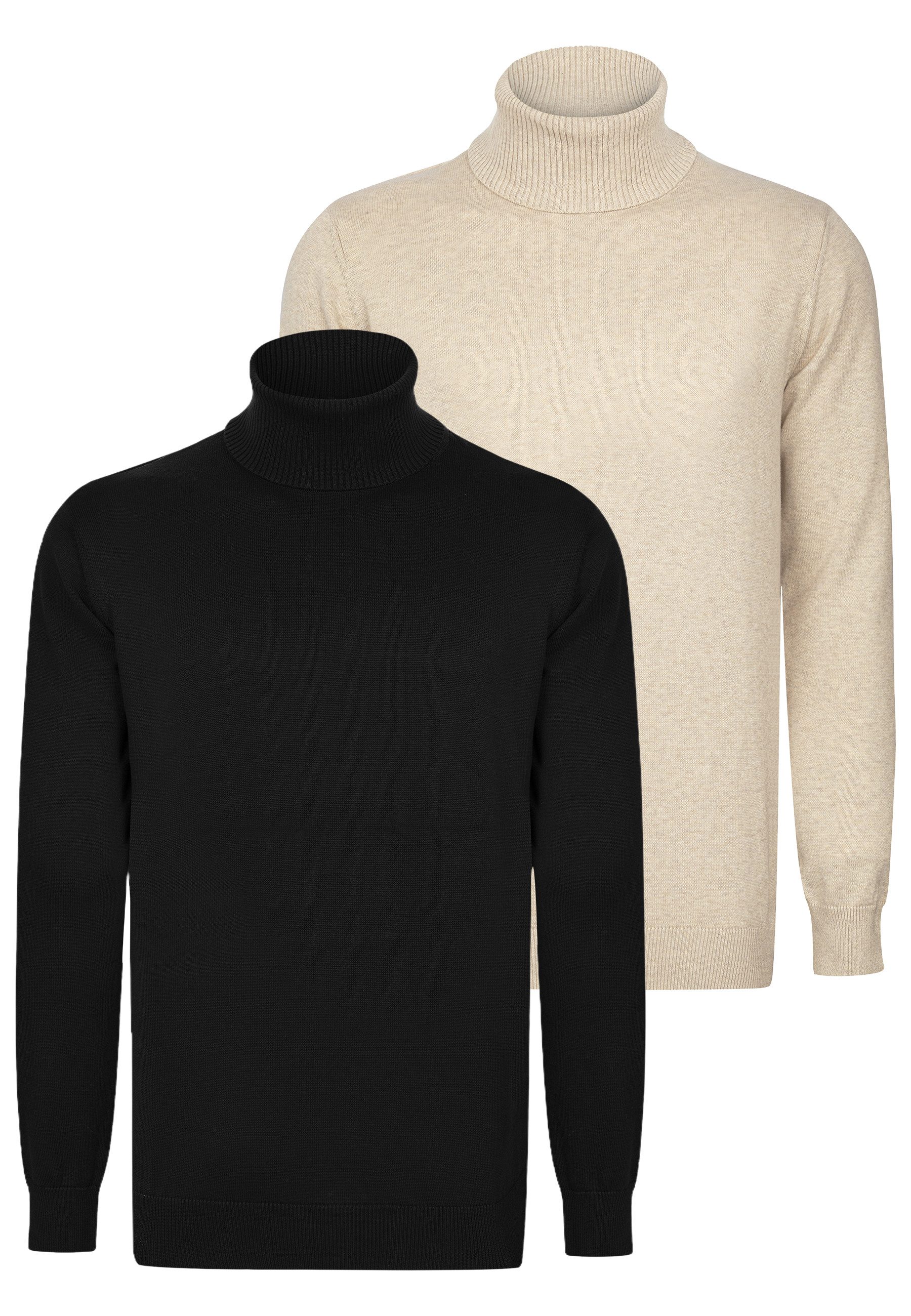 Felix Hardy Rollkragenpullover Rollkragenpullover 2er-Pack