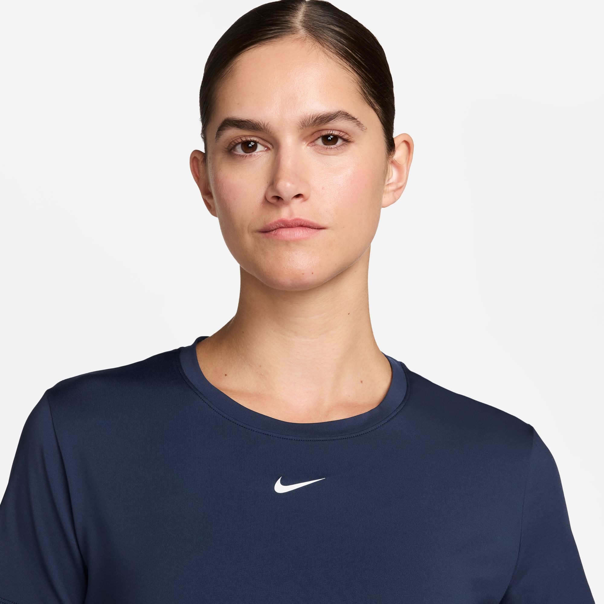 Nike T-Shirt W NK ONE CLASSIC DF SS TOP Kurzarm, mit Rundhalsausschnitt, aus Jersey-Material, normale Länge