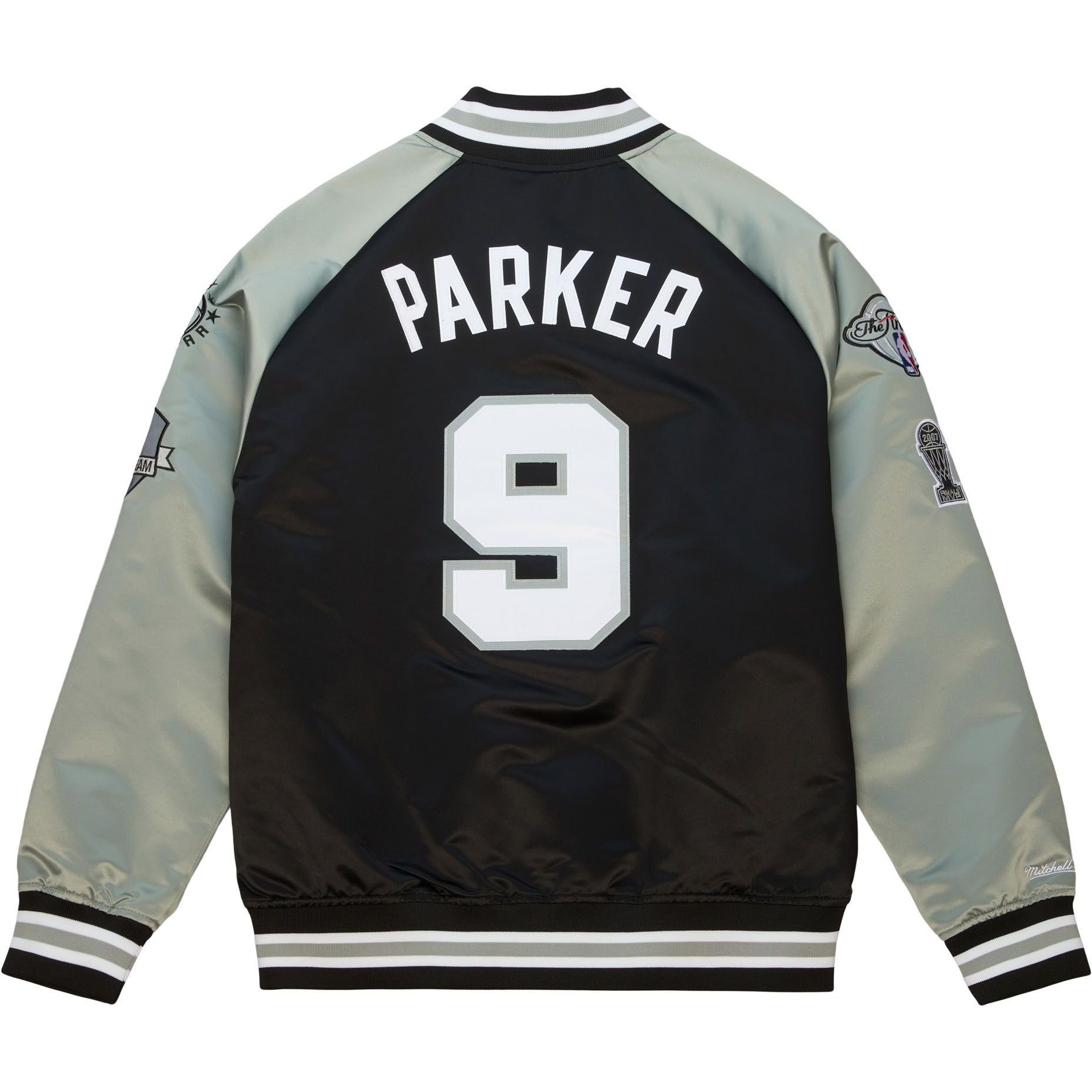 Mitchell & Ness Collegejacke Tony Parker San Antonio Spurs HOF Satin