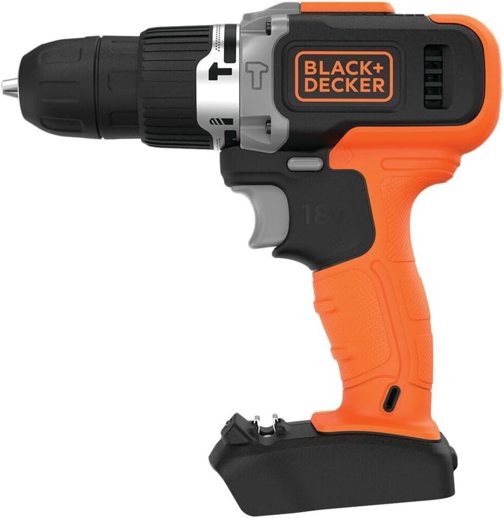 Black + Decker Akku-Schlagbohrschrauber Akku-Schlagbohrschr. 18V, ohne Akku BCD003N, (1-tlg)