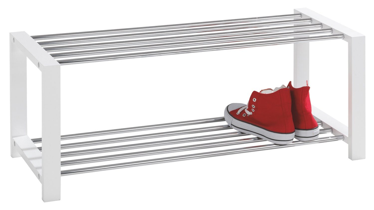 Home4You Schuhregal Breite 80 cm, Tiefe 30 cm, mit 2 Ablageflächen, für 8 P günstig online kaufen