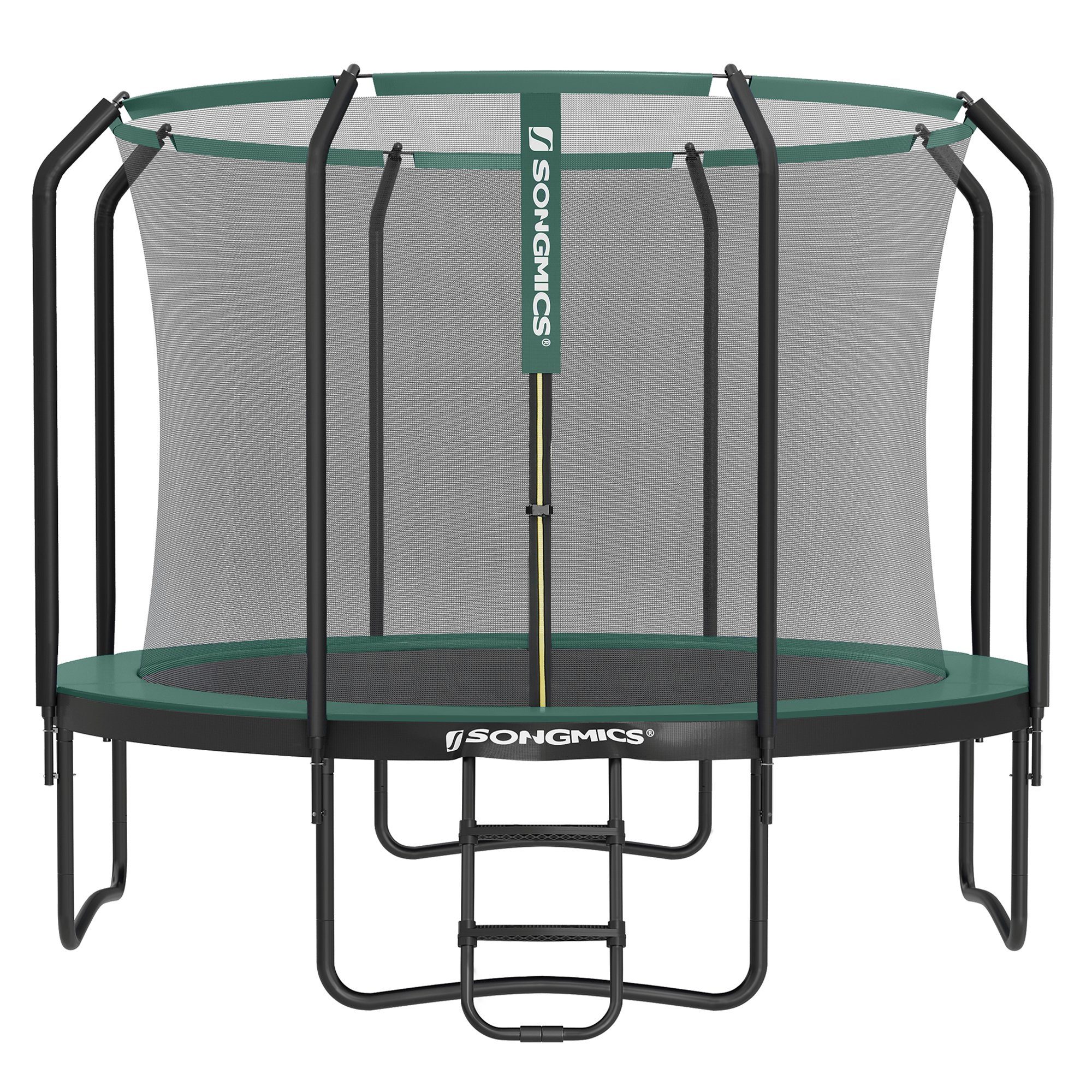 SONGMICS Gartentrampolin Ø 305/366 cm Trampolin, gepolstertes Gestell