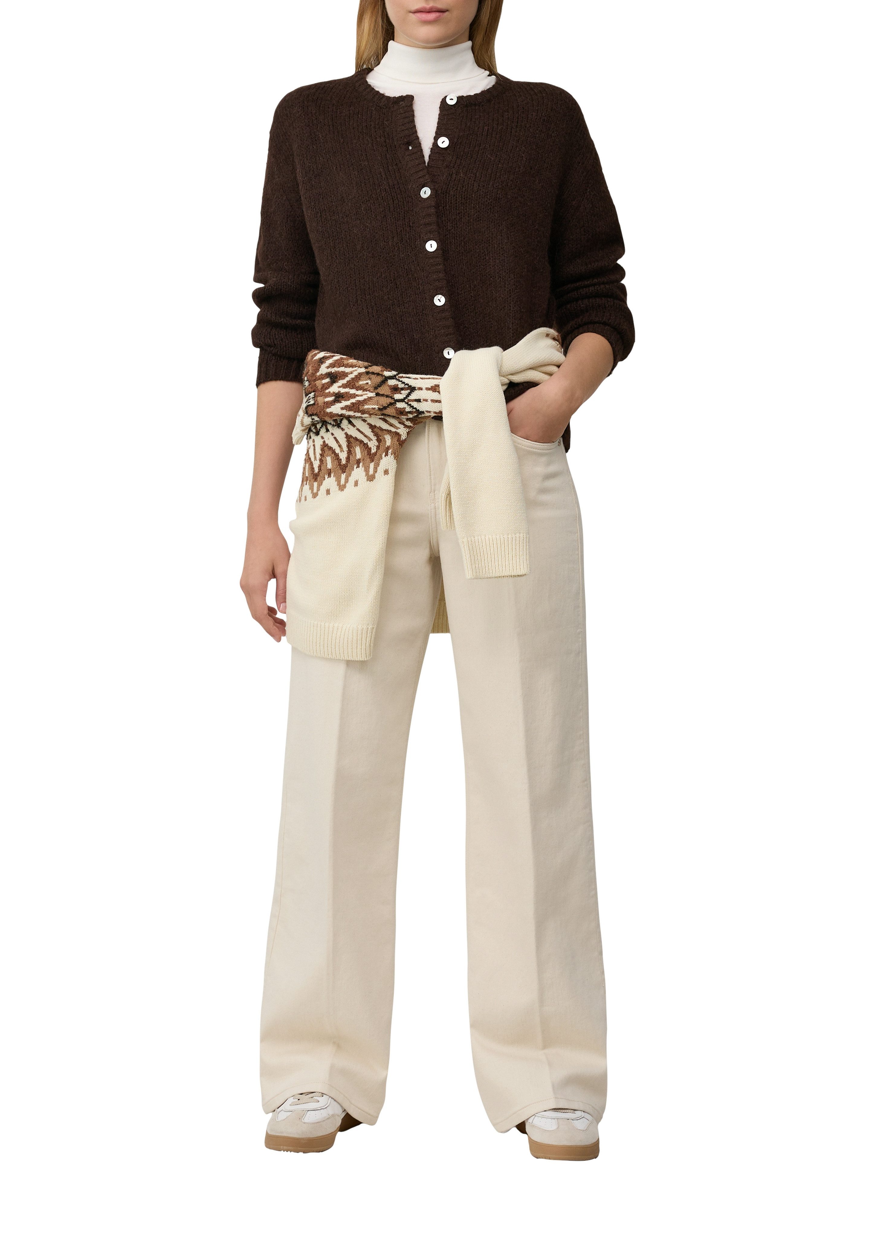 s.Oliver Strickjacke mit Rippbündchen günstig online kaufen