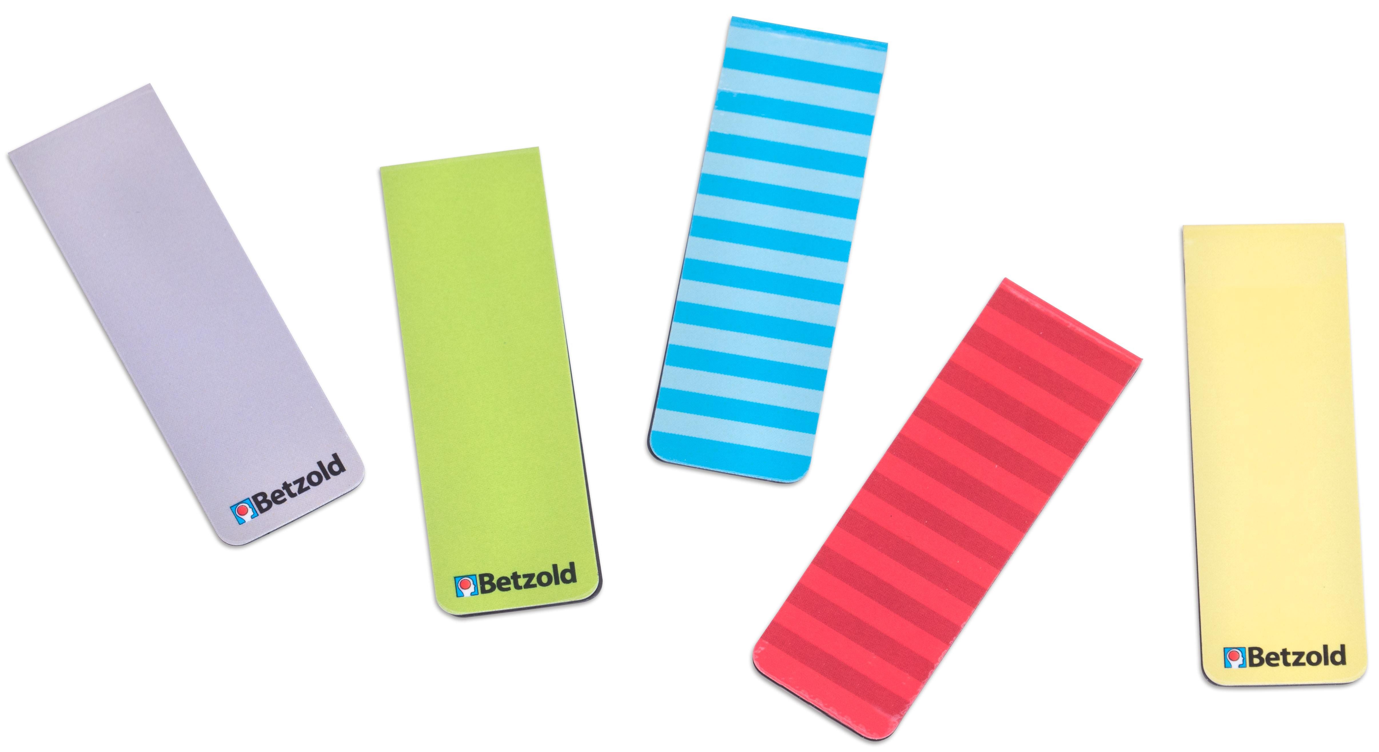 Betzold Lesezeichen magnetische Lesezeichen, 5 Stück