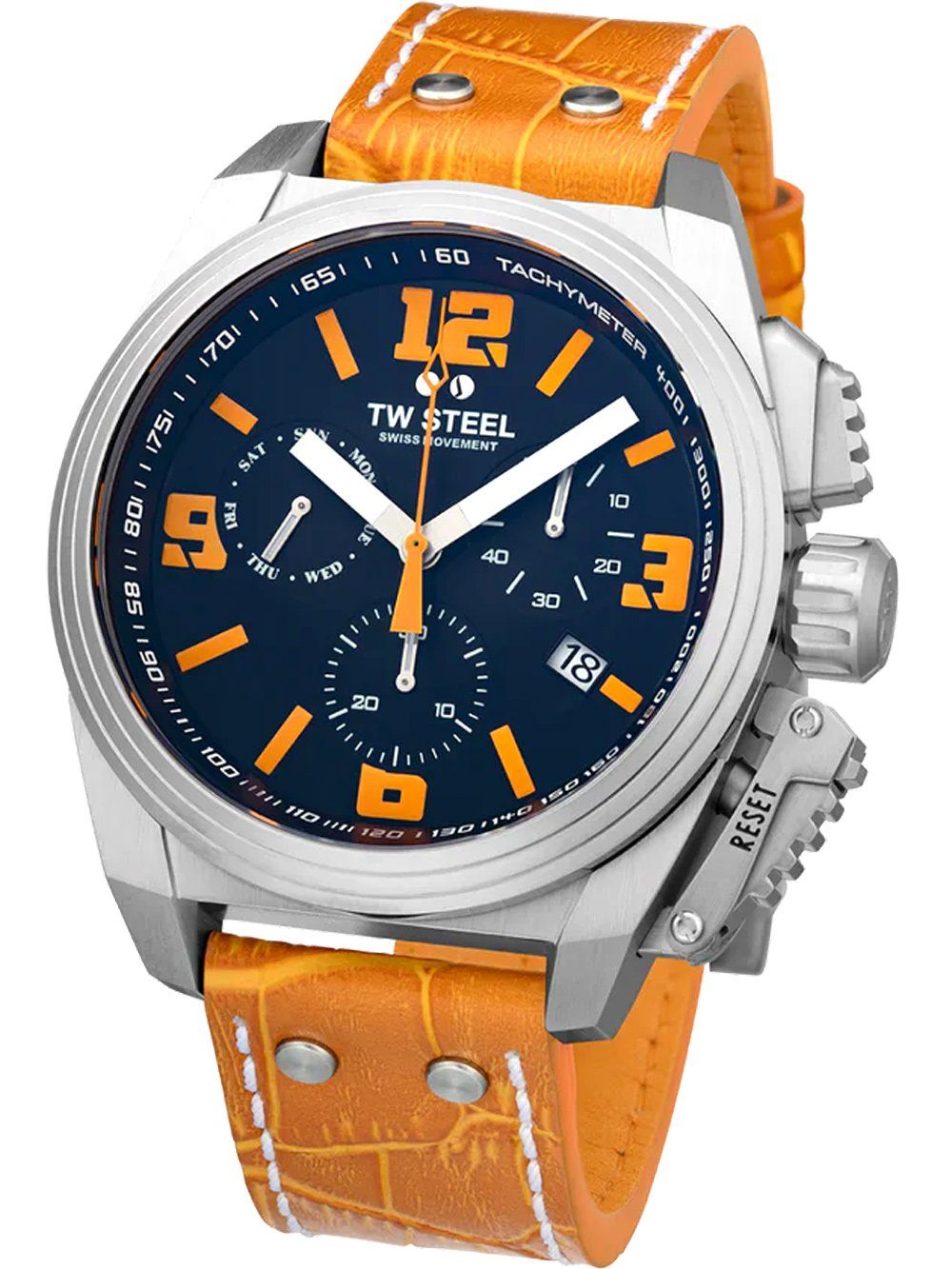 TW Steel Quarzuhr TW-Steel TW1112 Canteen Herrenuhr Chronograph 46mm 10ATM günstig online kaufen