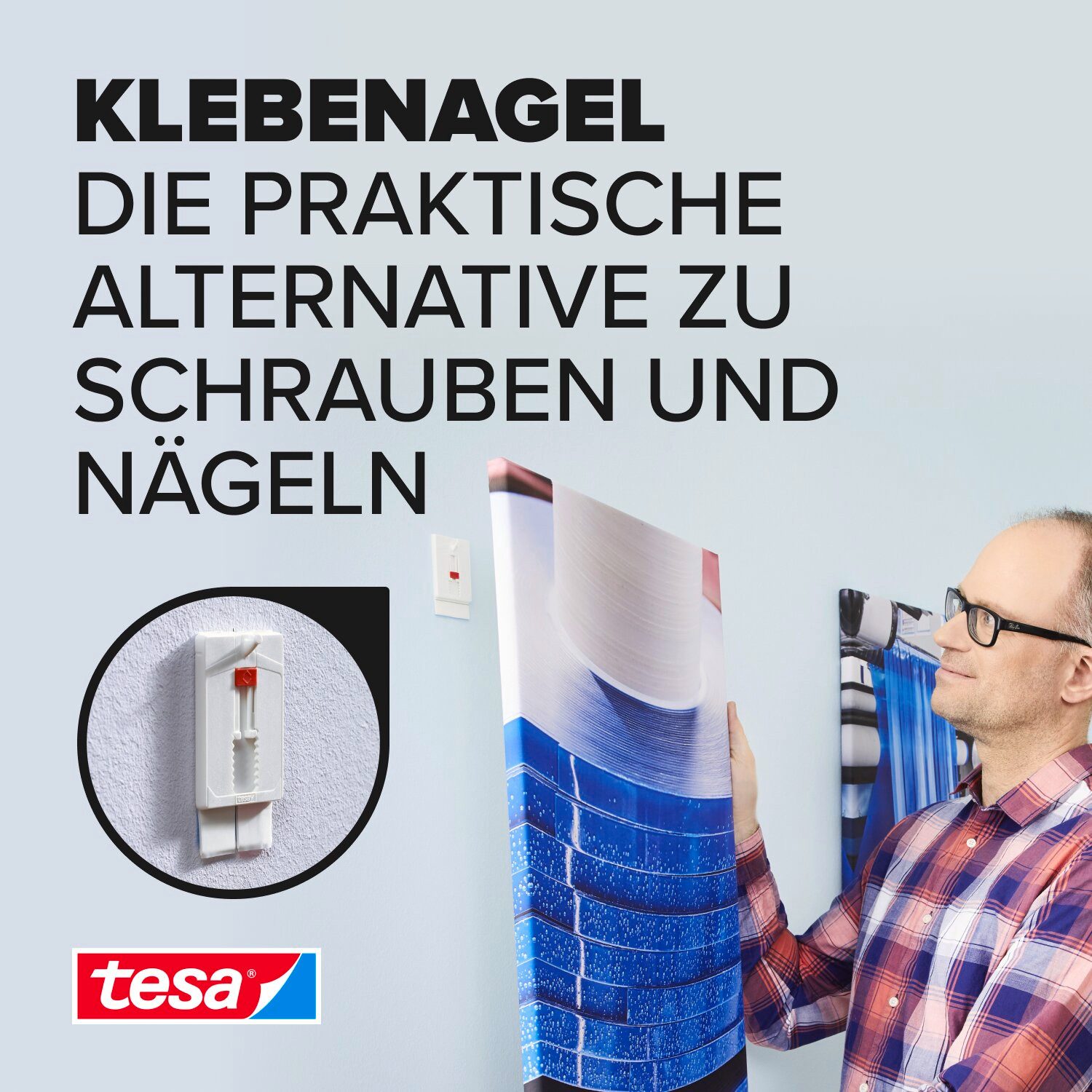 tesa Klebehaken Klebenagel mit max. 2 günstig online kaufen
