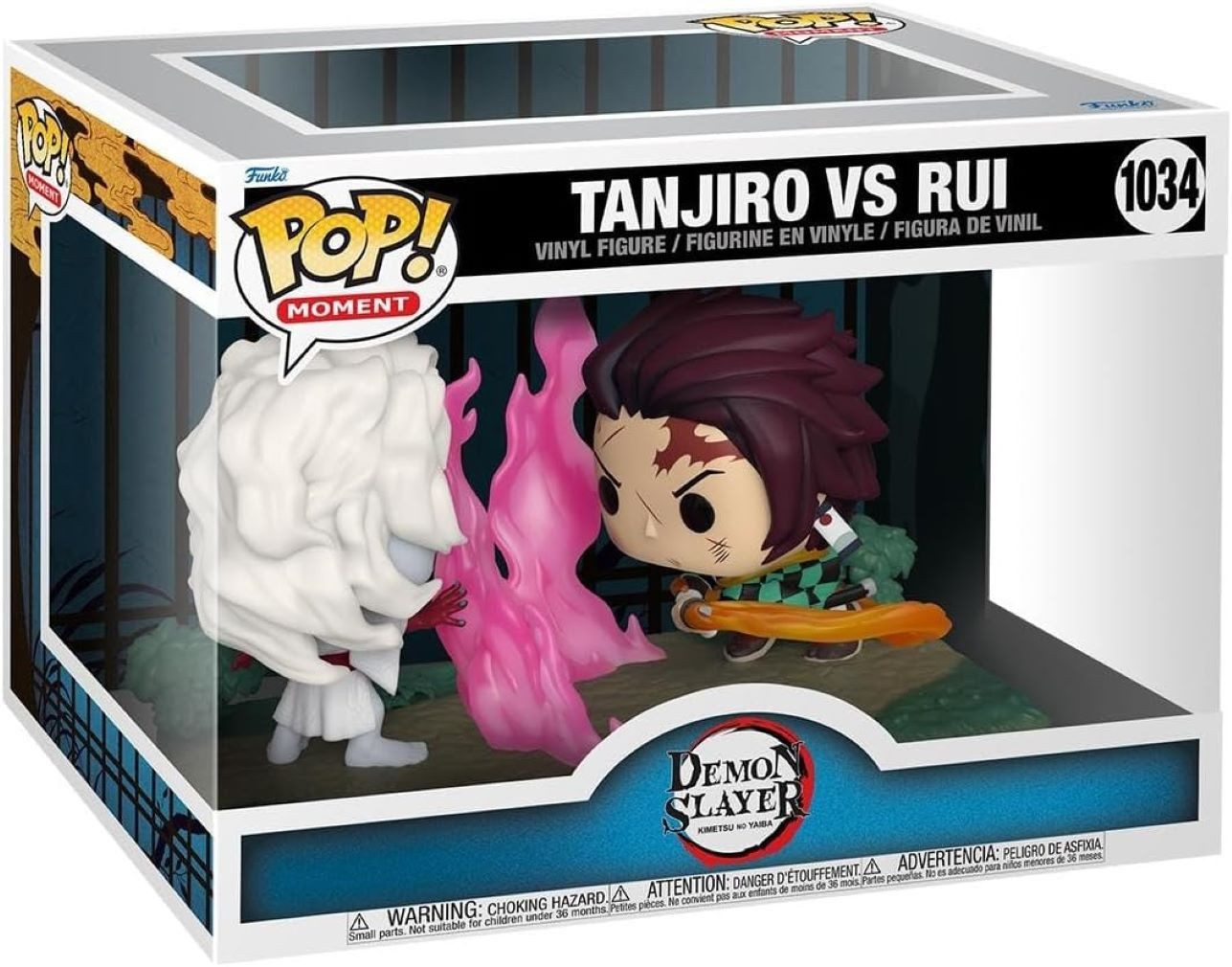 Funko Dekofigur Funko POP! Moments - Demon Slayer - Tanjiro Vs. Rui (1034)