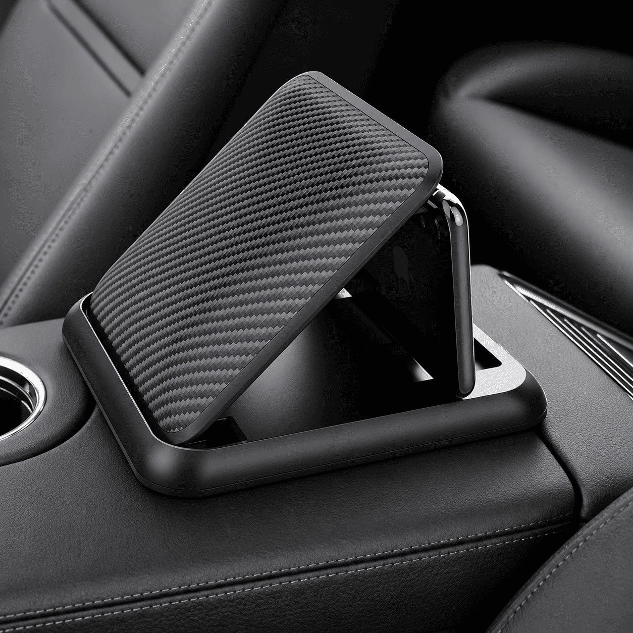 MidGard Smartphone-Halterung Handyhalterung Armaturenbrett Autohalterung für Smartphones Navi, (bis 7.2 Zoll, rutschfest ohne Kleber, ohne Saugnapf) – Bild 4 von 5