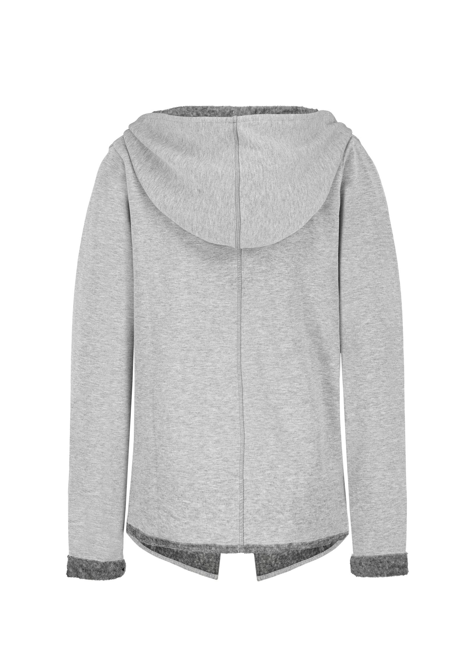 SUBLEVEL Cardigan Damen Langer Sweat Cardigan im Basic Style günstig online kaufen
