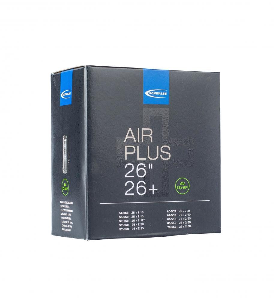 Fahrradschlauch Schwalbe Schlauch AV13LAP AIR PLUS 54/70-559 Größe 54 - robuster E-Bik