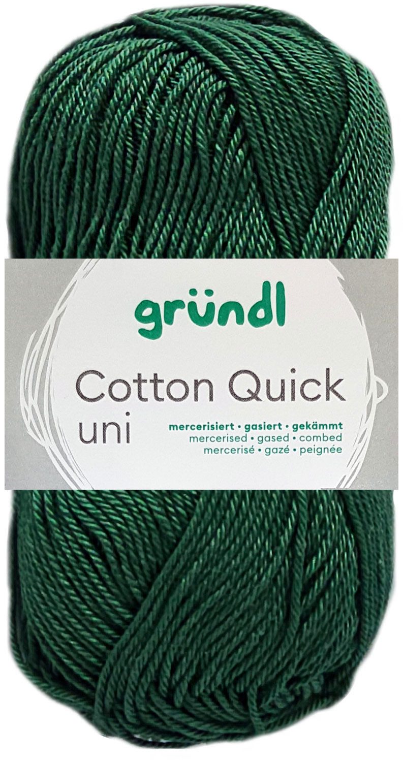 Gründl 50 Gramm Gründl Cotton Quick Uni Farbauswahl Häkelwolle